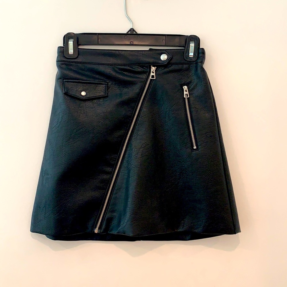 Leather skirt